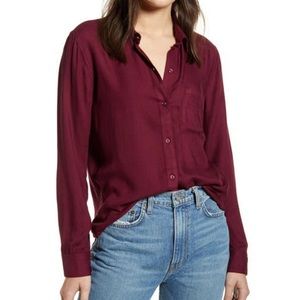 Rails Hunter Merlot Check Medium